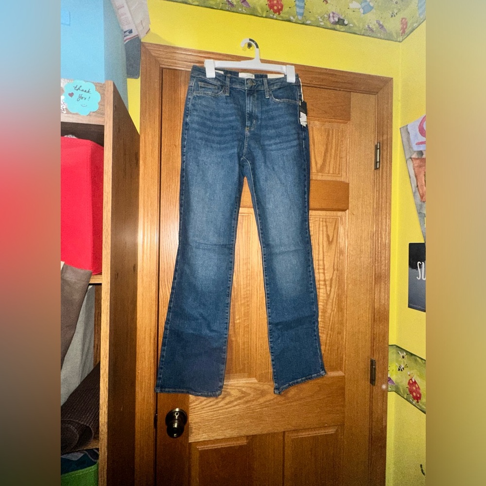 👖NWT UNIVERSAL THREAD HIGHRISE SLIM BOOT-size 2/26
